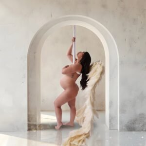 Sesión fotográfica de maternidad